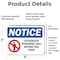 Signmission Authorized Personnel Only Beyond This Point OSHA Notice Sign, Vinyl Decal, 5in W x 3.5in L, 2PK OS-2PACK-NS-D-35-L-15264 - alternate 3